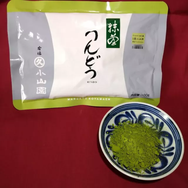 Té verde Matcha japonés Rindo 100g Kyoto Uji Matcha en polvo Marukyu Koyamaen