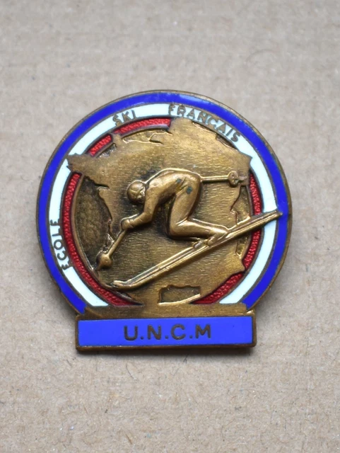 Insigne, broche ESF école de ski Français  La Toussuire  fab