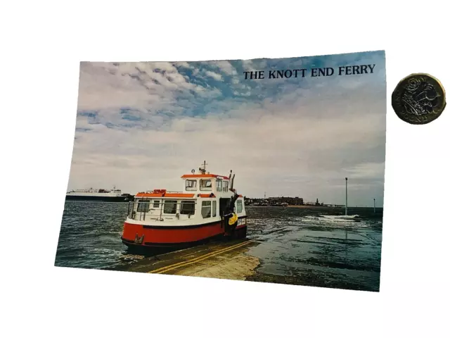 Postcard Knott End on Sea Ferry Vintage Post Card 70's 80's 90's ra