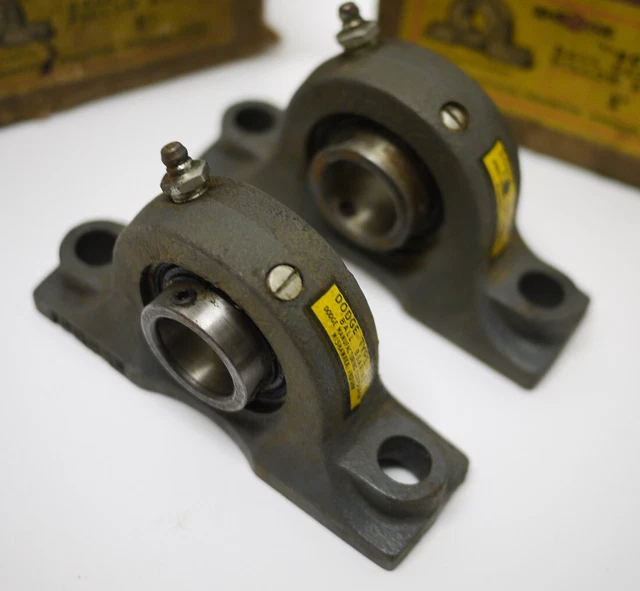 Vintage Dodge 1" 'SC' Kissenblocklager - 2 Stück - Made in USA - verpackt