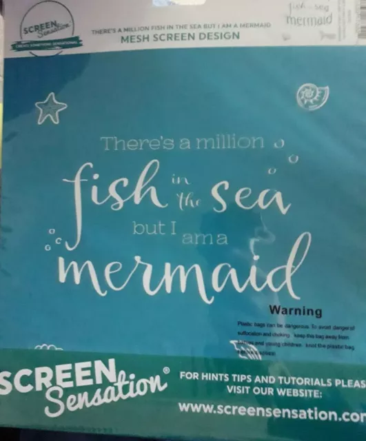 Sensación de pantalla 12x12 - Hay un millón de peces en el mar pero soy una sirena