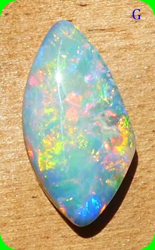 LOVELY RINGSTONE! Cooberpedy Gem Shell Crystal Opal Doublet 4.6 Ct. - D1844