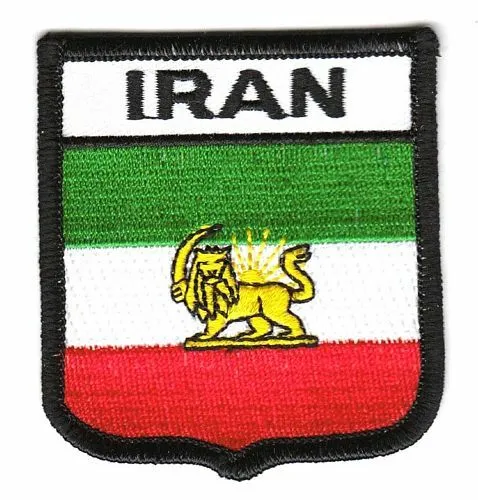 Wappen Aufnäher Iran Löwe Patch Flagge Fahne