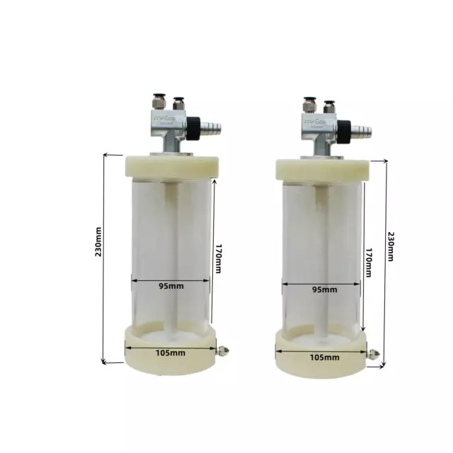 2 PCS IG02 pump with Fluidization hopper cup (1 L) for powder coating machine