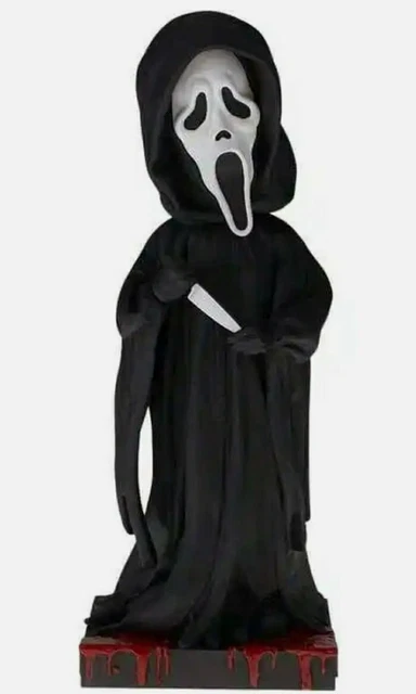 NIP Royal Bobbles Ghost Face Scream Bobblehead Statue Halloween Horror 8” Resin 2