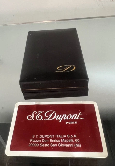 DUPONT scatola accendino astuccio, custodia CON GARANZIA 2001 DUPONT scatola accendino astuccio, custodia CON GARANZIA 2001