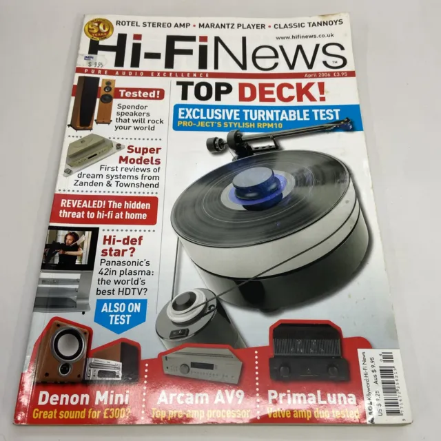 Hi-fi News Magazine April 2006 Top Deck