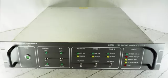 General Dynamics Satcom Tecnologie Modello 1230 Sbrinamento Controllo Sistema
