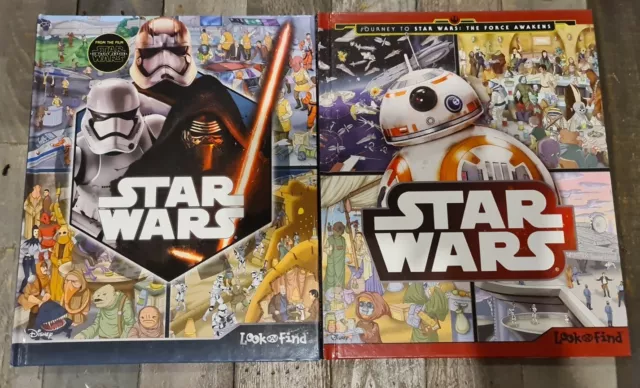 Star Wars - Journey to Force Awakens - x2 Look and Find Books