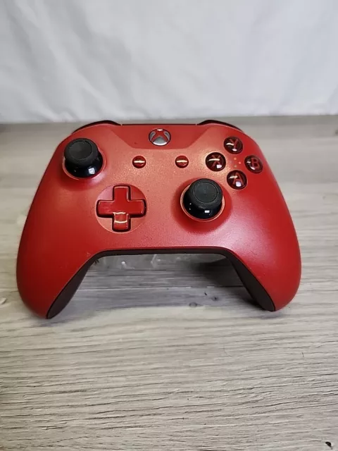 Microsoft Xbox One Wireless Controller Red Model 1708 Genuine Authentic