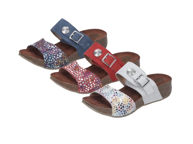 Dr.Brinkmann 701281 Chaussures Femmes Semelle Sabots Mules Cuir