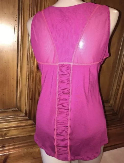 NWT Spanx Streamlined Tank Mesh 1830 Sporty Exercise Yoga Relax Fit Pink R$62