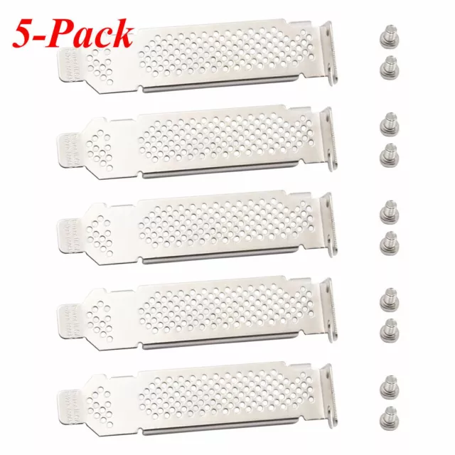 5PCS Low Profile Bracket for IBM M1015, M5015, LSI 9260-8i HP P400 P410 9261