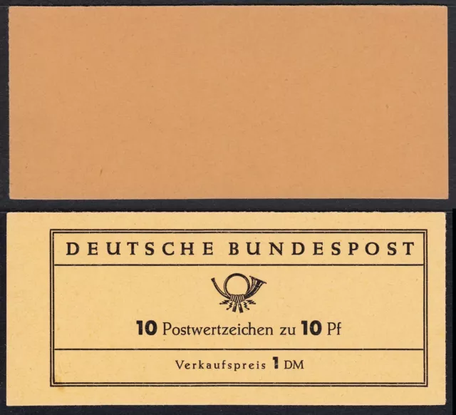 Bund Markenheftchen 6 d R 2 ** Heuss I   1960 postfrisch