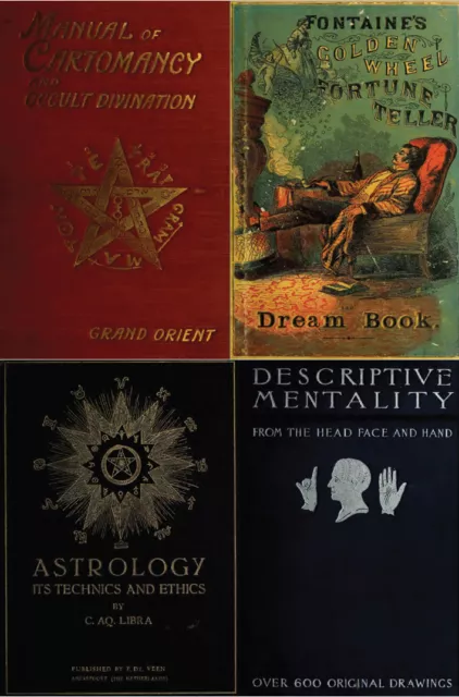 100 Old Rare Books on Fortune Telling Palmistry Dreams Astrology Psychic on DVD 2
