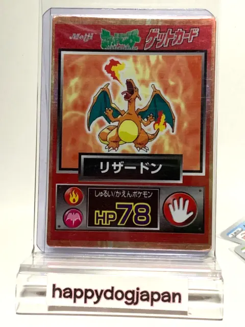 Pokemon Get Card Vintage Charizard HP78 Hoil Rare Meiji Snack Limited JAPAN