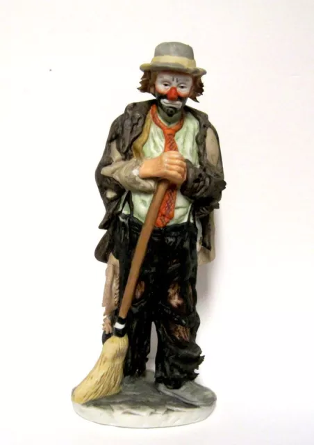 Emmett Kelly Jr Flambro Collection Clown Sweeping Up Limited Edition /12000