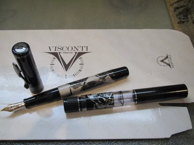 Visconti Giacomo Casanova Erotic Art 1998 LE fountain pen 18kt Au Medium nib MIB