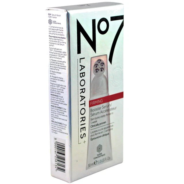 No7 Laboratories Firming Booster Serum 30ml/1.0fl.oz. New In Box