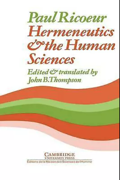 Hermeneutics and the Human Sciences by Paul Ricoeur (Paperback, 1981)