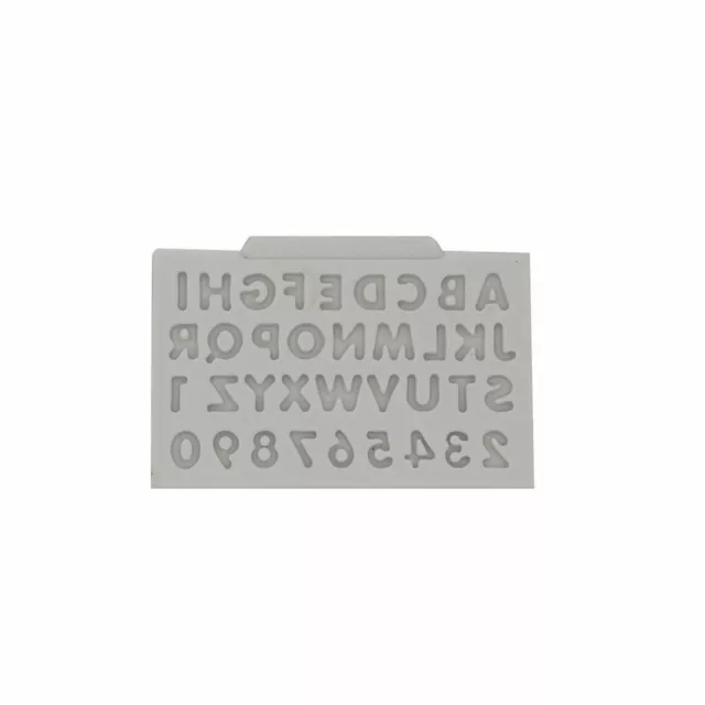 Alphabet Cake Mold Letter&Number Mould Silicone DIY Biscuit Fondant Cutter Decor 3
