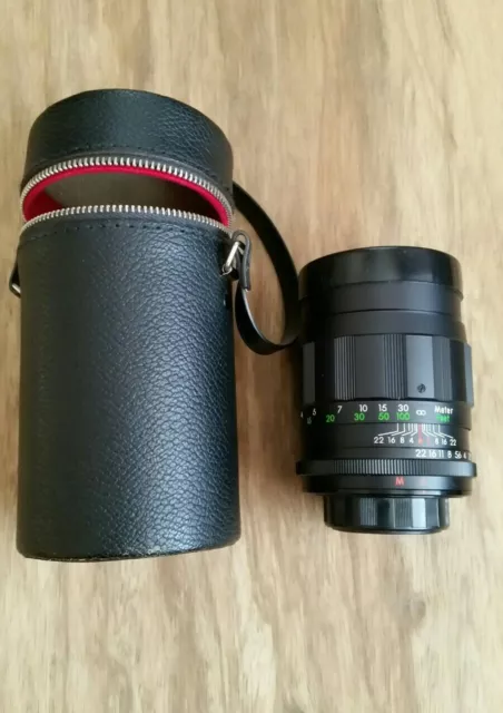 AUTO ALBINER SPECIAL 1: 28  t = 1 3 5 mm LENS  Made in Japan  Objektiv mit Etui