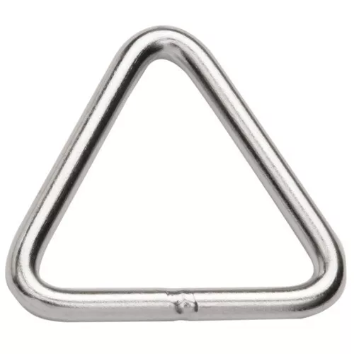 5mm x 25mm Welded Triangular Ring - A2 (304) Stainless Steel - PACK 2