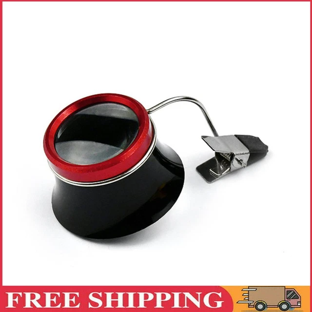 Watchmakers 10x Clip-On Eyeglass Watch Jewelry Repairing Magnifier Glass