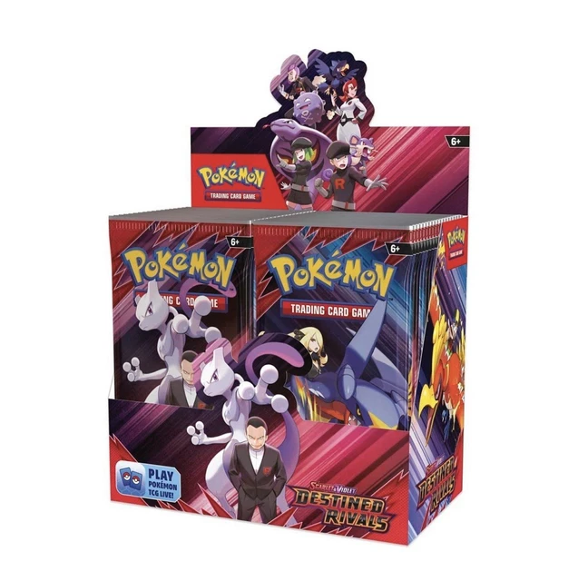 Pokemon Rocket Rivals POKEMON TEAM ROCKET Destined Rivals Booster Box | Sealed | Presale | 30 ...