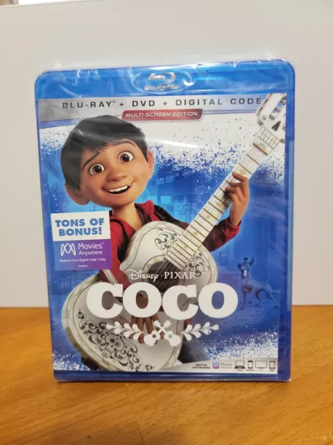 Disney Pixar Coco Blu Ray dvd digital New sealed