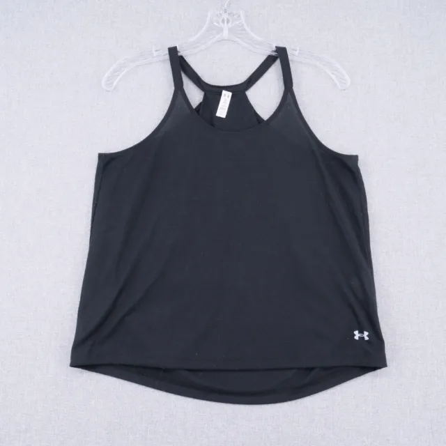 Under armour Tank Top Womens XS Extra Small Black Sleeveless Training Workout