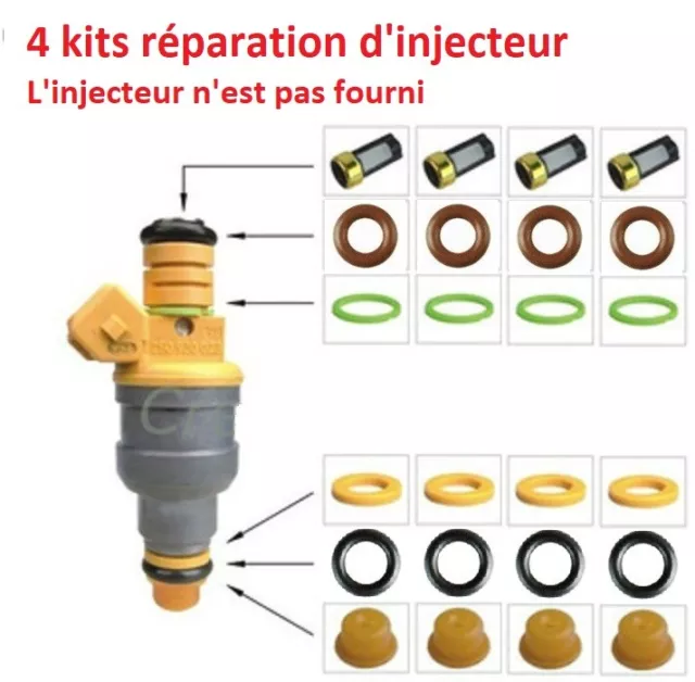 KIT REPARATION INJECTEUR BOSCH Audi A3 1,8T Quattro (8L1) 150Cv '96 JOINT FILTRE