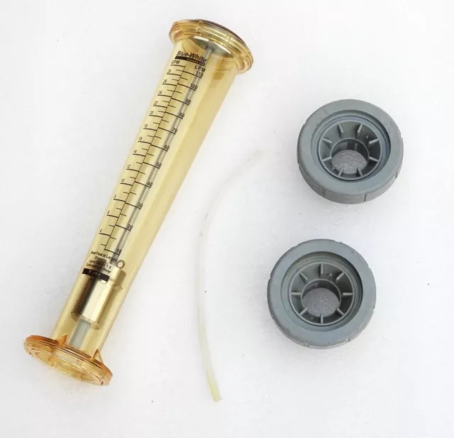 Nos Blue-White Industries F-451 Flowmeter 30Gpm Water Model F-451003Lhn