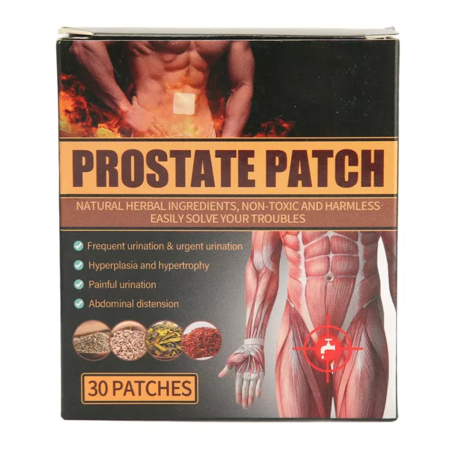 30Pcs Prostate Care Patch Set Discomfort Relieving Male Prostate Health Tre Cus
