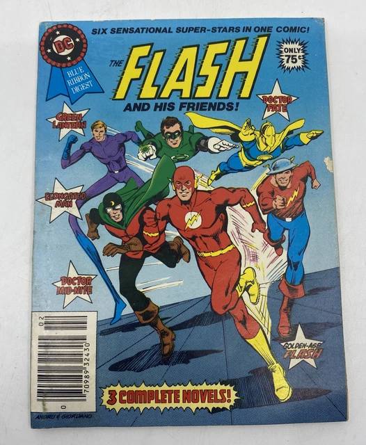 Best Of Dc - Blue Ribbon Digest - The Flash And His Friends (1981) - Vg+
