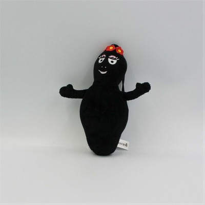 Dujardin Peluche Doudou Barbapapa Noir Fleur Dujardin 12 Cm environ TTBE 
