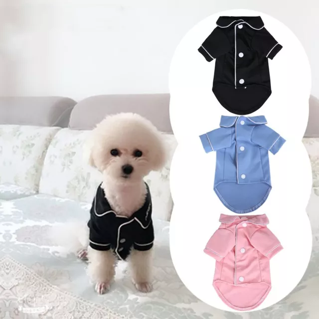 Pet Pajamas Fashion Luxury Coat Jacket Leisure Wear For Small Medium Dog Cat 2
