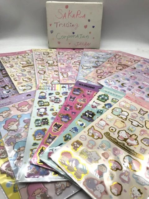 Sanrio Official Stickers /HelloKitty/MyMelody/Pompompurin/Cinnamoroll/etc Japan