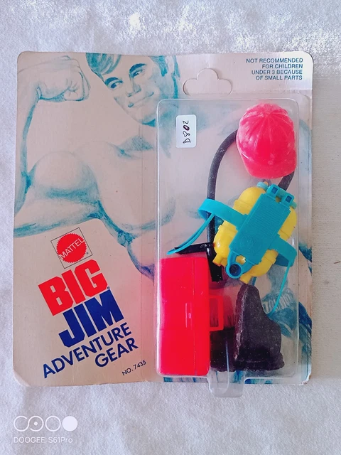 Tenue Vintage Big Jim – Mission Plongeur – Mattel – Occasion