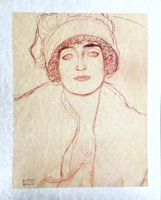 Gustav Klimt Litografía ( Egon Schiele Edvard Munch Man Ray Duchamp)