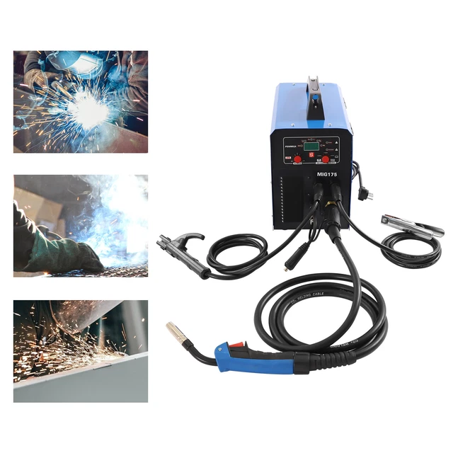 175 Amp MIG Welder 110V MIG Lift TIG MMA 3in1 Flux Core Welding Machine New
