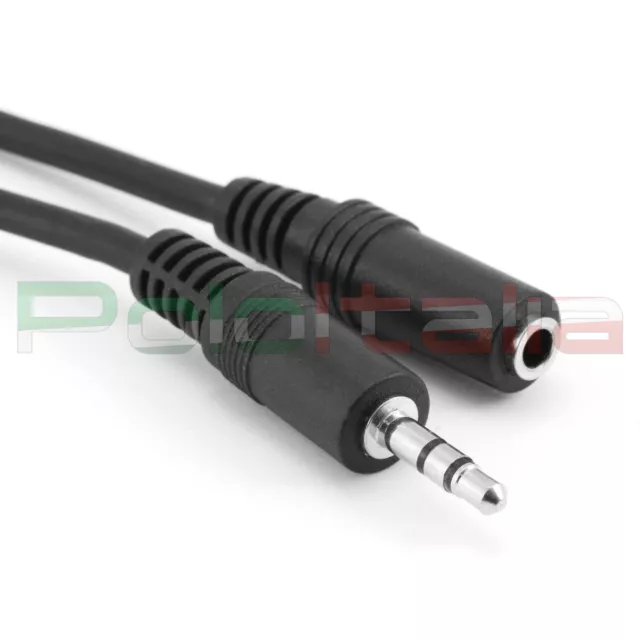 Cavo da 1,5 a 20m audio JACK 3,5mm Aux prolunga maschio/femmina per casse stereo