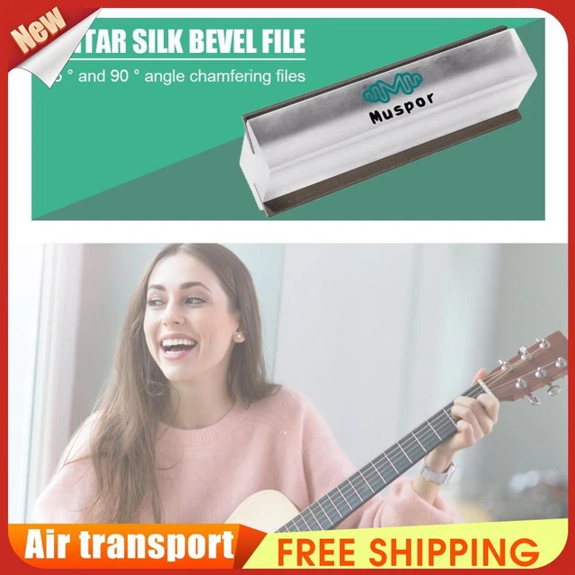 Musical Instruments Parts Guitar Fret Bevel-flush Files Luthier Repair Tools *Z