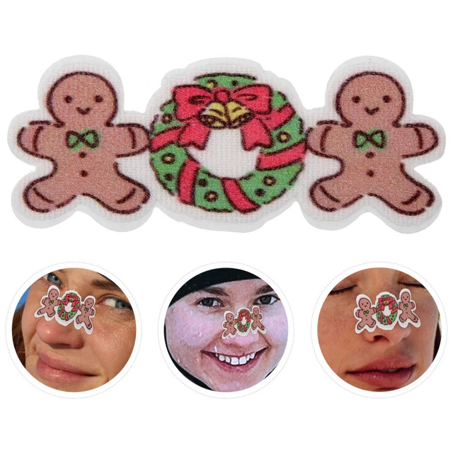 2 Pcs Sun Protection Nose Patch UV Cheek Stickers Personality