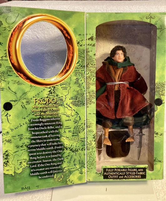 FRODO LORD OF the Rings Fellowship of the Ring Action Figure 2001 Toy