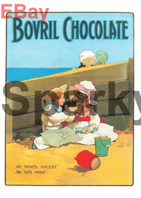 Bovril Chocolate Reproduction Vintage Postcard F03