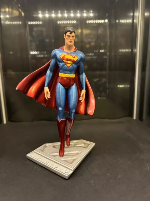 Superman Man Of Steel Metallic Statue Moebius DC Collectibles