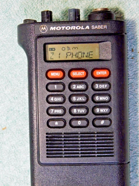 🔥 Motorola Saber Iii Vhf Securenet Portable Radio - H43Qxk7139Cn *Not Tested* 🔥 Motorola Saber Iii Vhf Securenet Portable Radio - H43Qxk7139Cn *Not Tested*