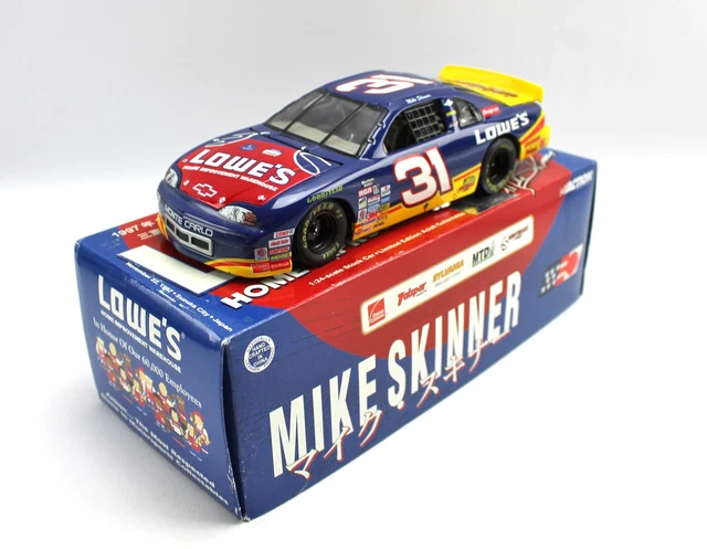 NASCAR Action 1:24 - Hermie Sadler #1 Lowes 1997 Monte Carlo - Signé Auto Rare