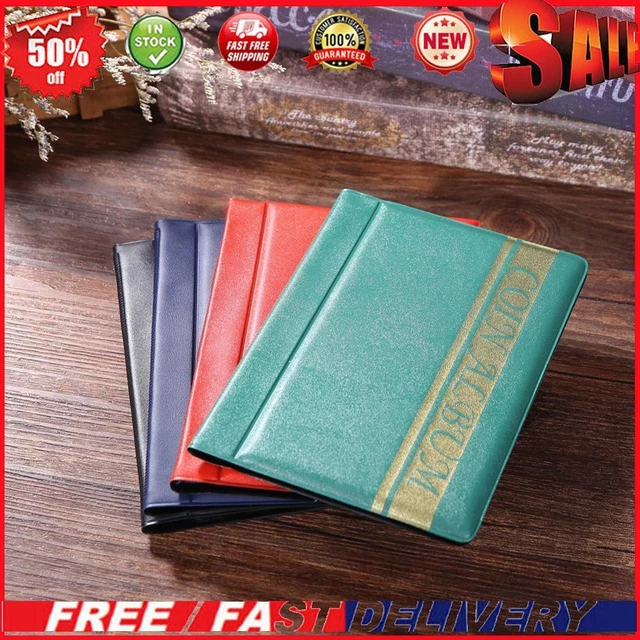 120 Pockets Coins Collection Book Smooth PVC Transparent Household Accessories